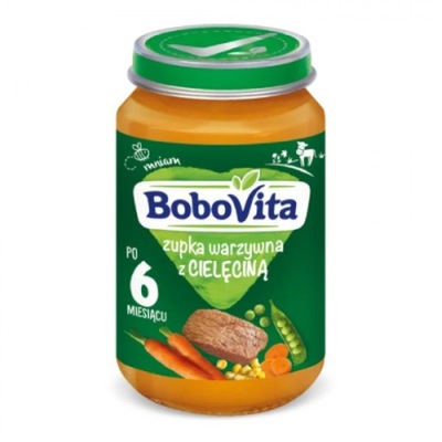 BoboVita Zupka warzywna z cielęciną - 190g