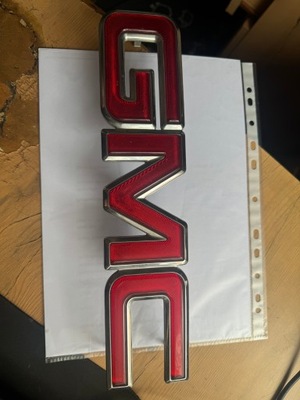 Gmc logo емблема оригінал 33.5 x 7.5 cm фото №1