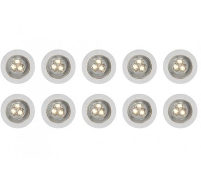 Lampa LED IP67 taras 10szt oczka podłogę mini świa