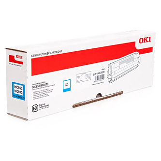 OKI toner 45862839, cyan, 7300s, OKI MC853, MC873,