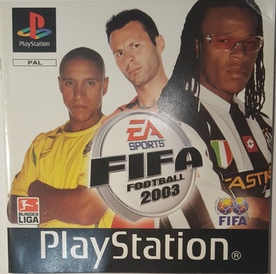 Fifa Football 2003 oryginalna książeczka PSX