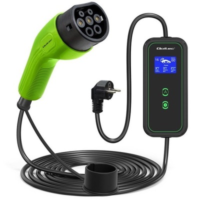 QOLTEC MOBILE CHARGER DO CARS EV 2 W 1 TYP2 | 3.5KW | 230V  