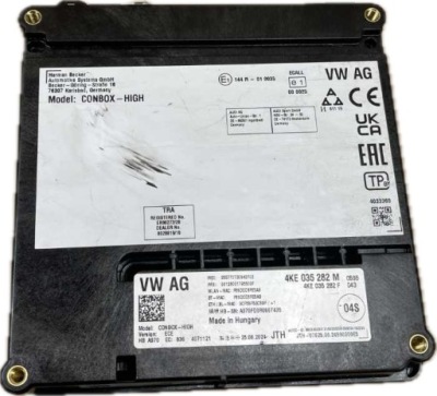 Vw audi модуль блок управления telematic conbox high 4ke035282m фото №1