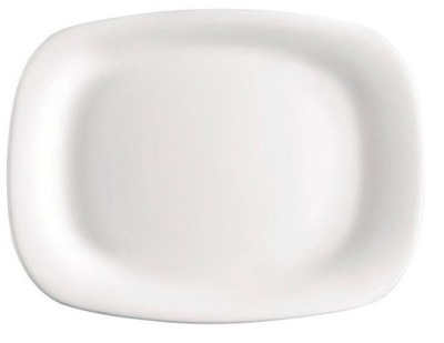 Półmisek porcelanowy PARMA 18x21cm biały