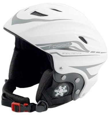 Kask narciarski BATSPORT roz. L 59-61cm Biały