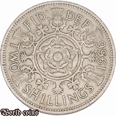 2 SHILLINGS 1966