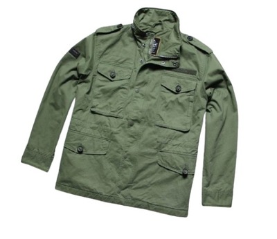 Superdry Field Military Jacket _ przejściowa kurtka _ XXL