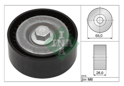 Ролик направляющая chevrolet malibu 2.0 d 2012- фото №1