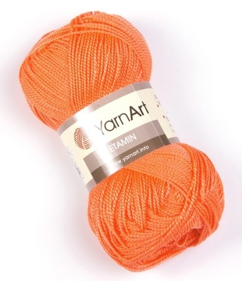 Włóczka YarnArt Etamin 30 gram kolor 458 Pomarańcz