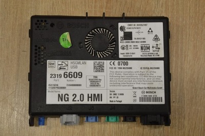 Модуль блок керування навігації opel insignia a lift фото №1