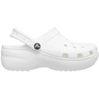 Chodaki damskie Crocs Classic Platform białe 206750 100 39-40