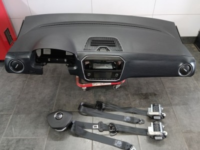 Приборная панель консоль подушки безопасности vw up lift 1s фото №1