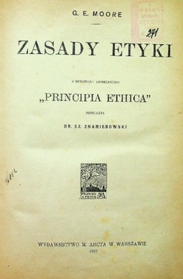 Zasady etyki 1919 r.