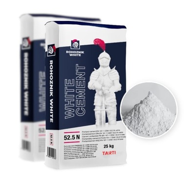 Biały Cement PORTLANDZKI CEM I 52,5 ZAPRAWA 25 kg