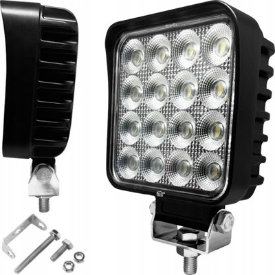 ФАРА РАБОЧАЯ 64LED 64W LEDY OSRAM ROZPROSZONA МОЩНАЯ 5120 LUMENÓW