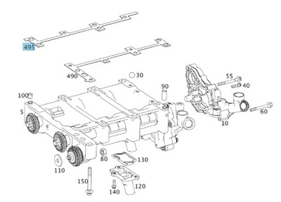 ALMOHADA ROLLO DISTRIBUCIÓN MERCEDES M271 A2710340166  