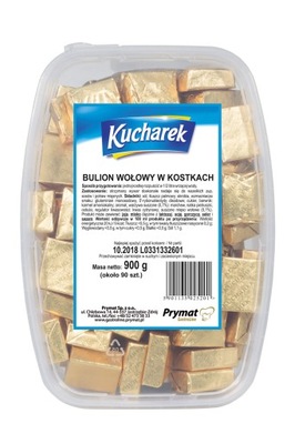 Kucharek Kostki Bulion Wołowy 900G