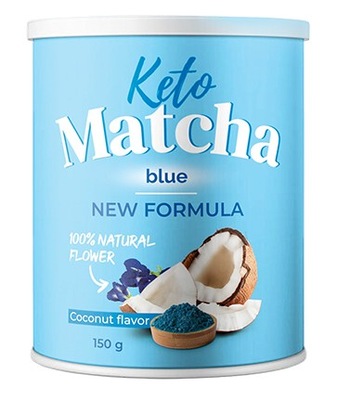 KETO MATCHA BLUE 150g SUPLEMENT DIETY ODCHUDZANIE