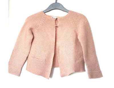 Les Enfantines-rozowy sweterek 3 lata