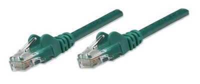 Patchcord 100% Miedź Intellinet Cat.5E Utp, 0,5M, Zielony