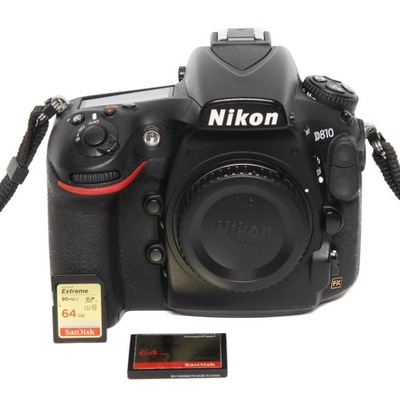 Nikon D810 (38671 zdj.) + 2 karty STAN DOBRY+
