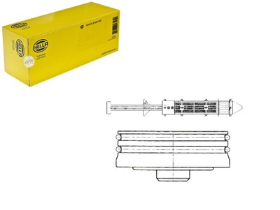 Осушитель кондиционера hella 4m212b912aa 7m3898191 фото №1