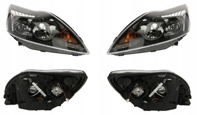 Фара лампа ford focus ii 08-10 l+p tyc фото №1