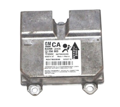 Модуль датчик подушек подушка безопасности opel corsa d 13256903 фото №1