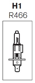 ЛАМПОЧКА H1 70W 24V P14.5S RING R466