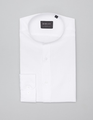 Koszula męska oleggio 00485 biały slim fit M