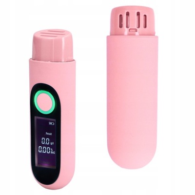 BEZUSTNIKOWY PRECYZYJNY DIGITAL ALCOHOLÍMETRO USB PINK  