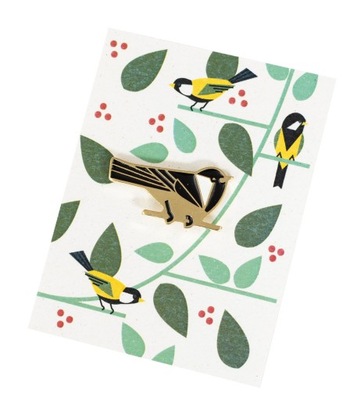 Pin przypinka Sikorka - cel charytatywny