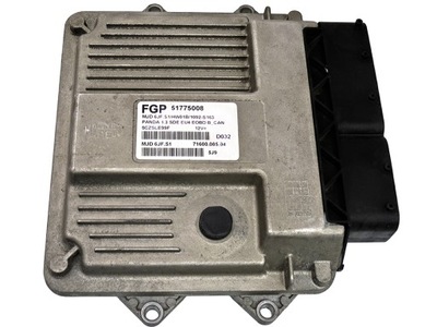 КОМПЬЮТЕР ECU FIAT PANDA 1.3 51775008 FGP MJD6JF.S1