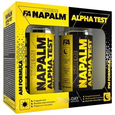 FA NAPALM ALPHA TEST AM PM FORMULA 240 TABL. REGENERACJA