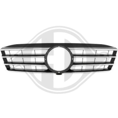 Решётка радиатора решётка радиатора решётка do mercedes c180-320 w20 фото №1