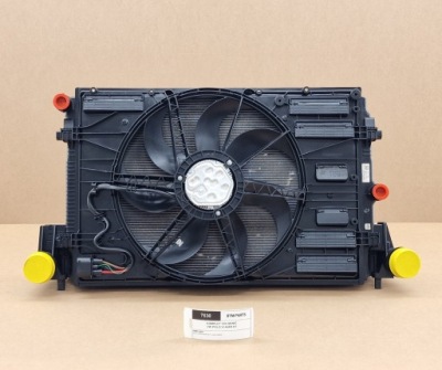 Комплект радіатор вентилятор vw polo vi audi a1 s1 фото №1