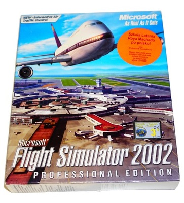 MICROSOFT FLIGHT SIMULATOR 2002 BIG BOX ENG PC