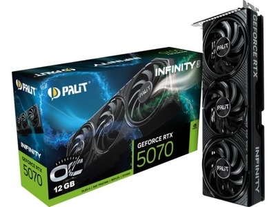 Karta graficzna PALIT GeForce RTX 5070 Infinity 3 12GB OC DLSS 4