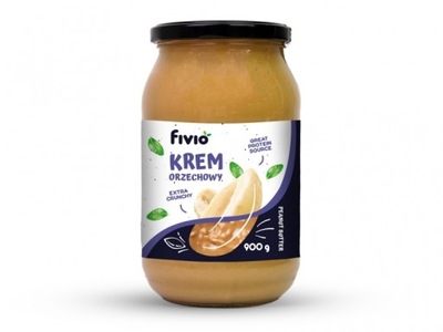 PASTA ORZECHOWA MASŁO ORZECHOWE KREM CRUNCHY FIVIO 900 ml