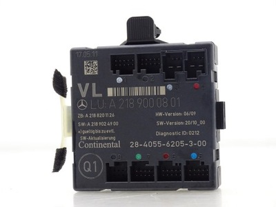 Модуль бортовой компьютер блок управления дверь левый перед mercedes cls w218 a2189000801 фото №1