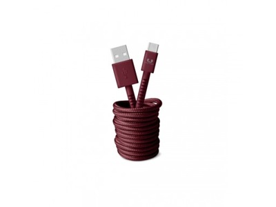 2x Kabel USB - USB-C 3m Ruby Red FRESH'N'REBEL
