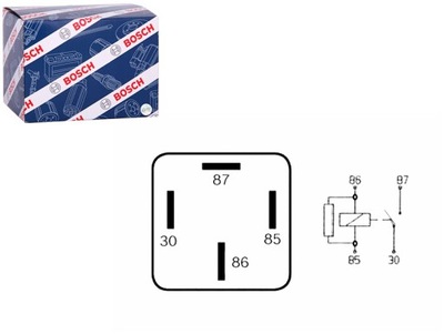 РЕЛЕ ТОКА РАБОТЫ V A 30A 12V LICZBA BIEGUNÓW 4 ШТУКИ BMW 5 E28 6