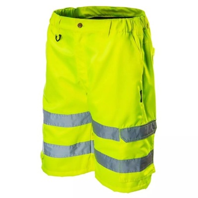 Spodnie robocze odblaskowe ostrzegawcze żółte XL