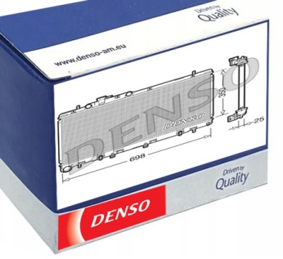 Радиатор воды denso к subaru legacy 3 3.0 h6 фото №1