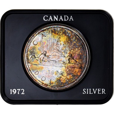 Moneta, Canada, Elizabeth II, Voyageur, Dollar, 19