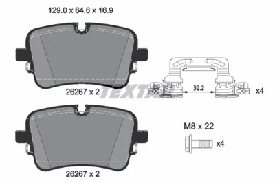 TRINKELĖS HAM. VW T. TOUAREG 3.0 4MOTION 20- 