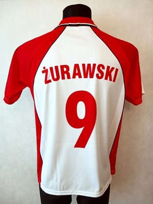Koszulka sportowa ŻURAWSKI POLSKA rozm M biała