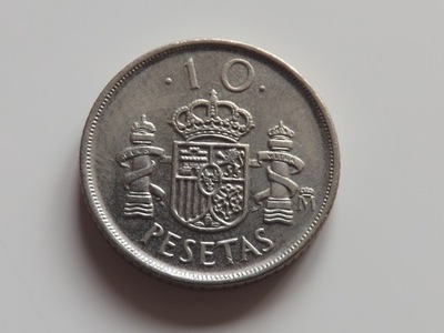 Hiszpania 10 Peset 1992 st. 2+