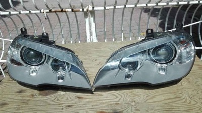 BMW X5 E70 LCI FAROS BI-XENON DIRECCIONAL KURVENLICHT TITANIUM 7221895 7221896  