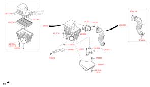 Корпус фильтра воздуха hyundai h350 2015- 2.5crd фото №1